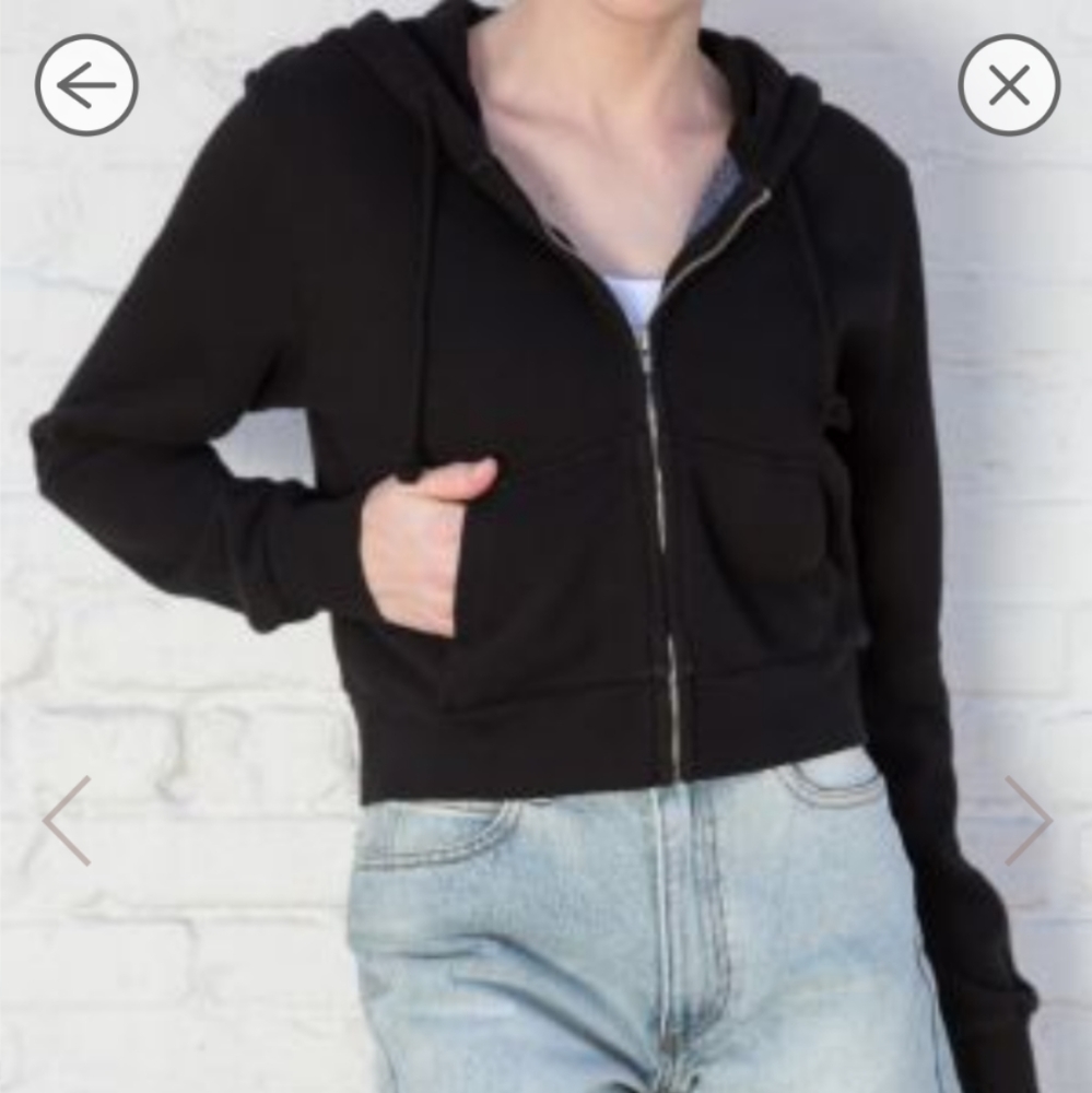 NWOT Crystal Hoodie Brandy Melville